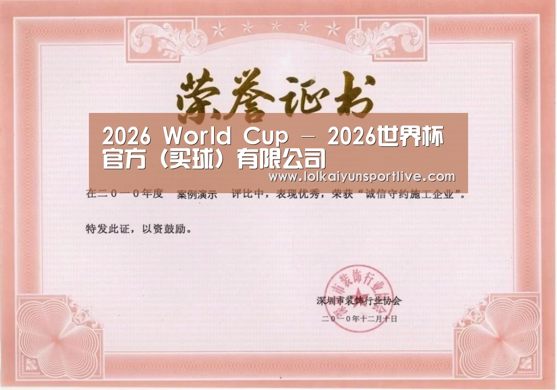 荣誉证书二